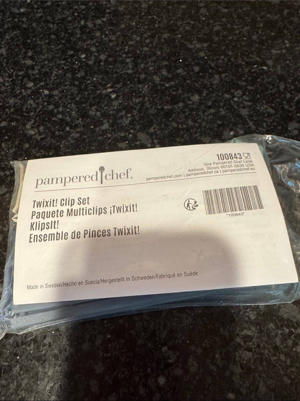Pampered Chef Twixit! Clip Set Brand new